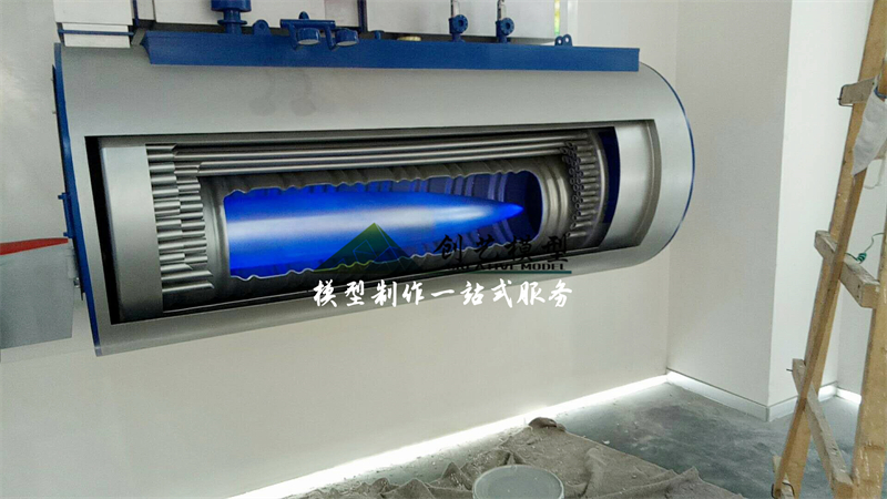 燃氣鍋爐剖面模型