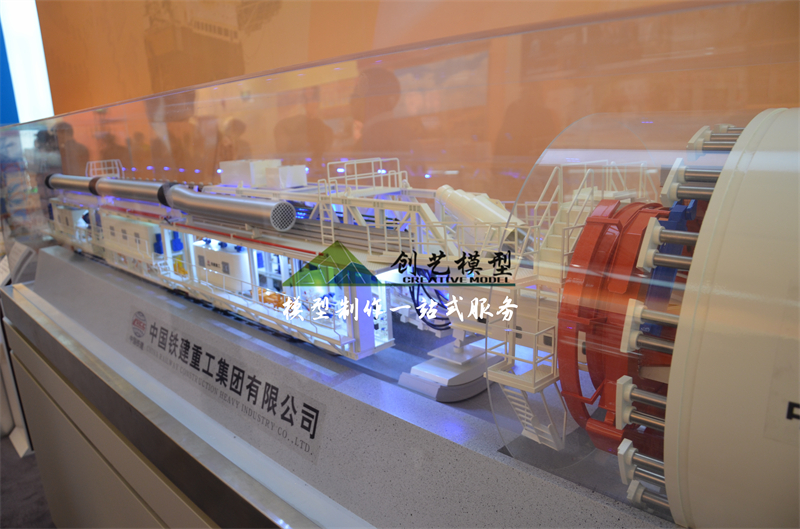 盾構機剖面結構模型