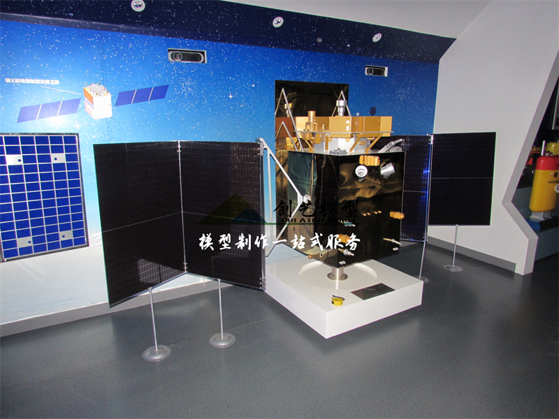 悟空號衛星剖面結構模型