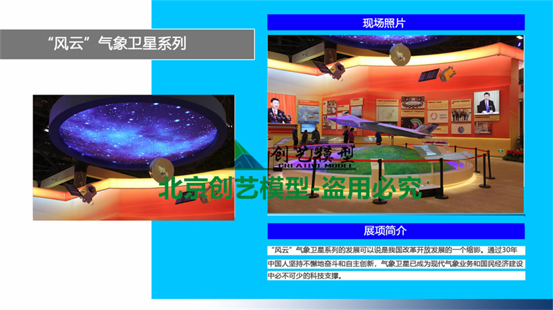 風云氣象衛星模型展項